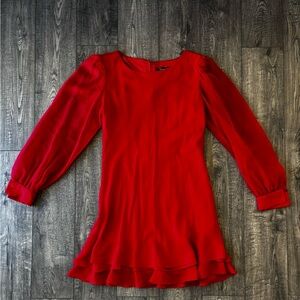 Vintage 90’s Hampton Nites Vibrant Red dress